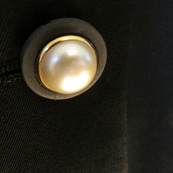 Christian Dior Vintage Black Tailored Jacket, Size 2 - Picture 5 of 7